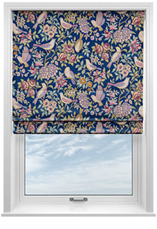 Heritage, Midnight - Twist&Fit Roman Blind